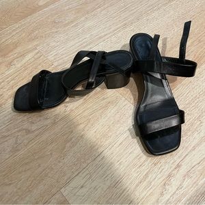 Everlane Double Strap Block Heel Sandal